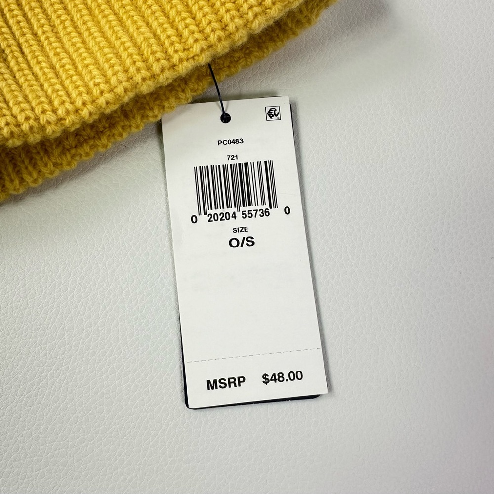 NWT MEN'S POLO RALPH LAUREN SIGNATURE PONY GOLD BUGLE WOOL-BLEND BEANIE HAT - Picture 3 of 5